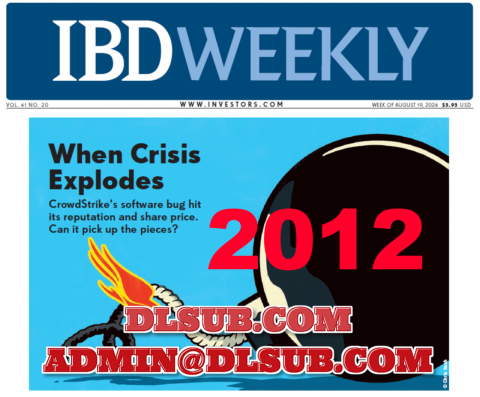 Digital marketing product photo of Investors Business Daily Digital Edition - IBD Weekly - June to December 2012 training program - stock investing education