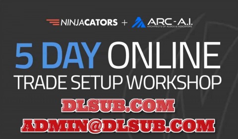 Sales page e-commerce box display of Ninjacators 5 Day Trade Setup Workshop program