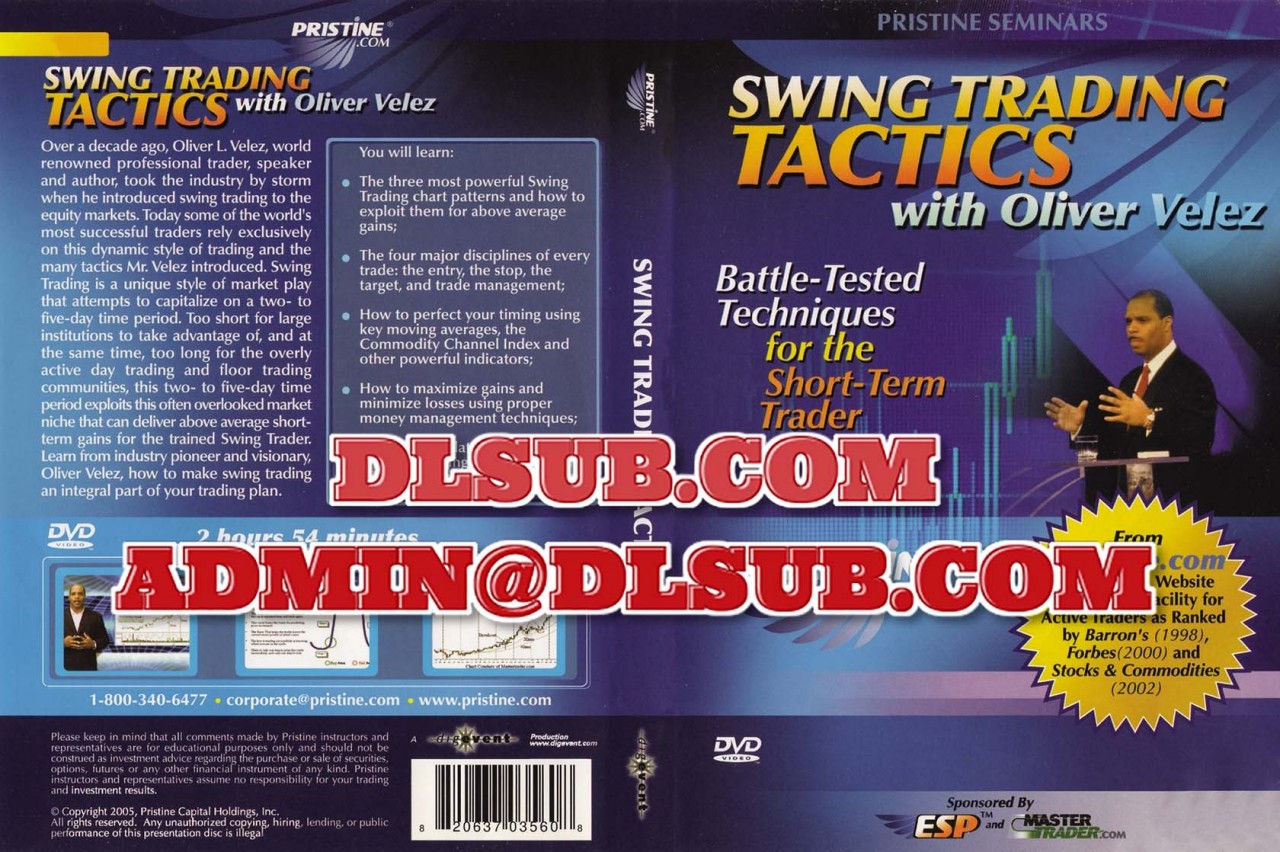 Oliver Velez Swing Trading Tactics DVD trading course