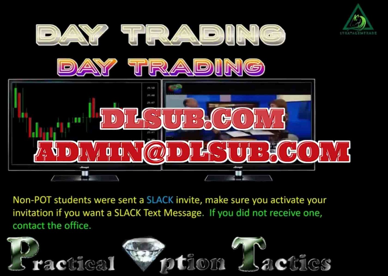 StratagemTrade Practical Options Tactics Live Day Trading trading course