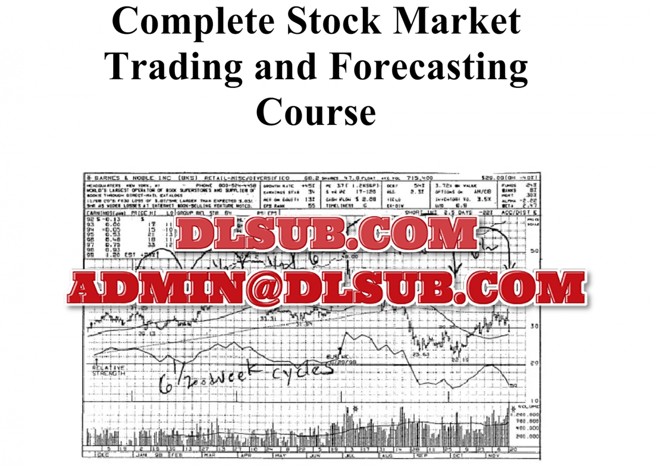 Michael Jenkins - Complete Stockmarket Trading and Forecasting Course Book Image