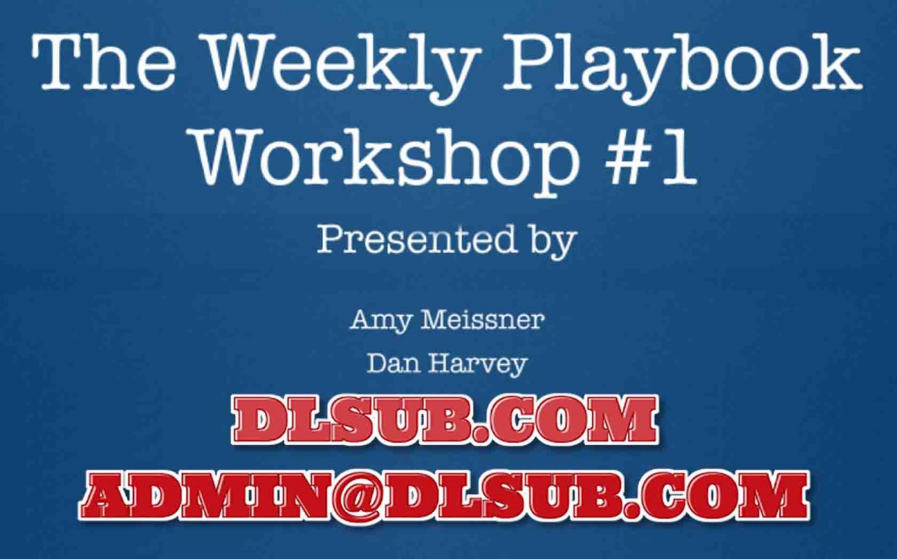 Amy Meissner Weekly Playbook Workshop trading course