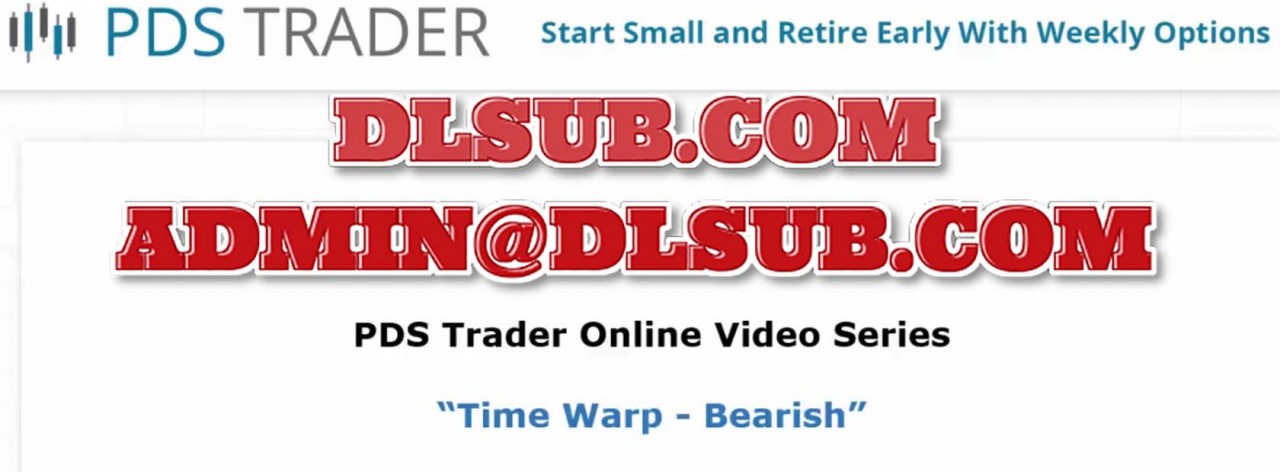 PDS Trader - Time Warp Course - Time Warp Bearish Strategy trading course