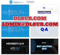 TraderLion Private Access Pro Members Education Webinars
