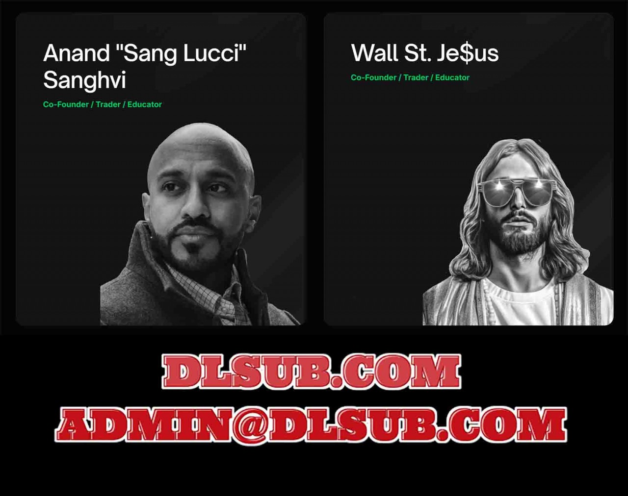 Sang Lucci and Wall St Jesus Webinars Webinar Series