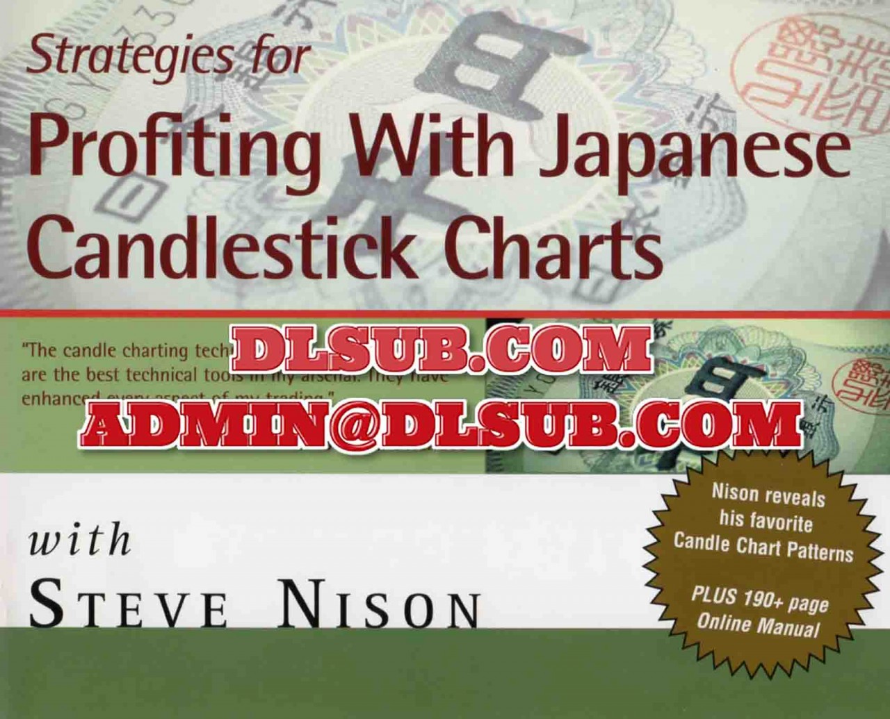 Strategies for Profiting with Japanese Candlestick Charts course by Steve Nison
