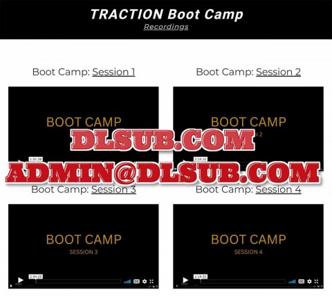 SCOTT LANDERS TRACTION Boot Camp tradesmart.university