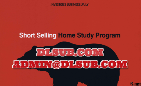 IBD Short Selling Strategies Home Study Course investors.com