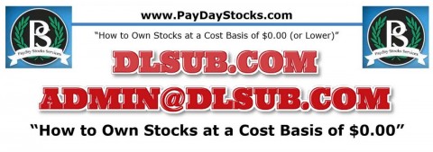 Pay Day Stocks PDS Trader How to Own a Stock at a Cost Basis of 0