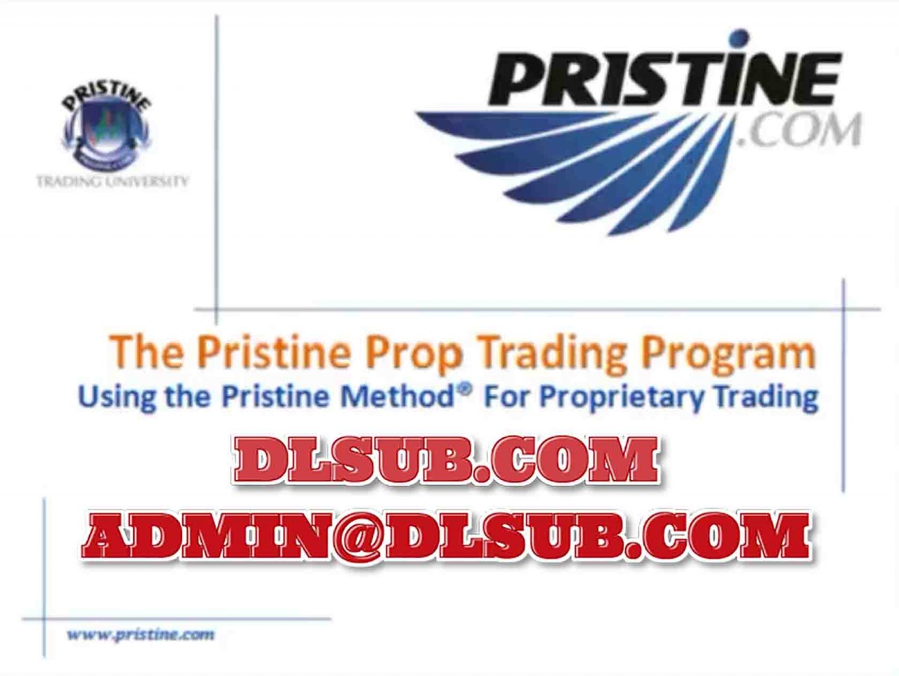 Pristine Trading University - Pristine Equity Proprietary Trading Program trading course