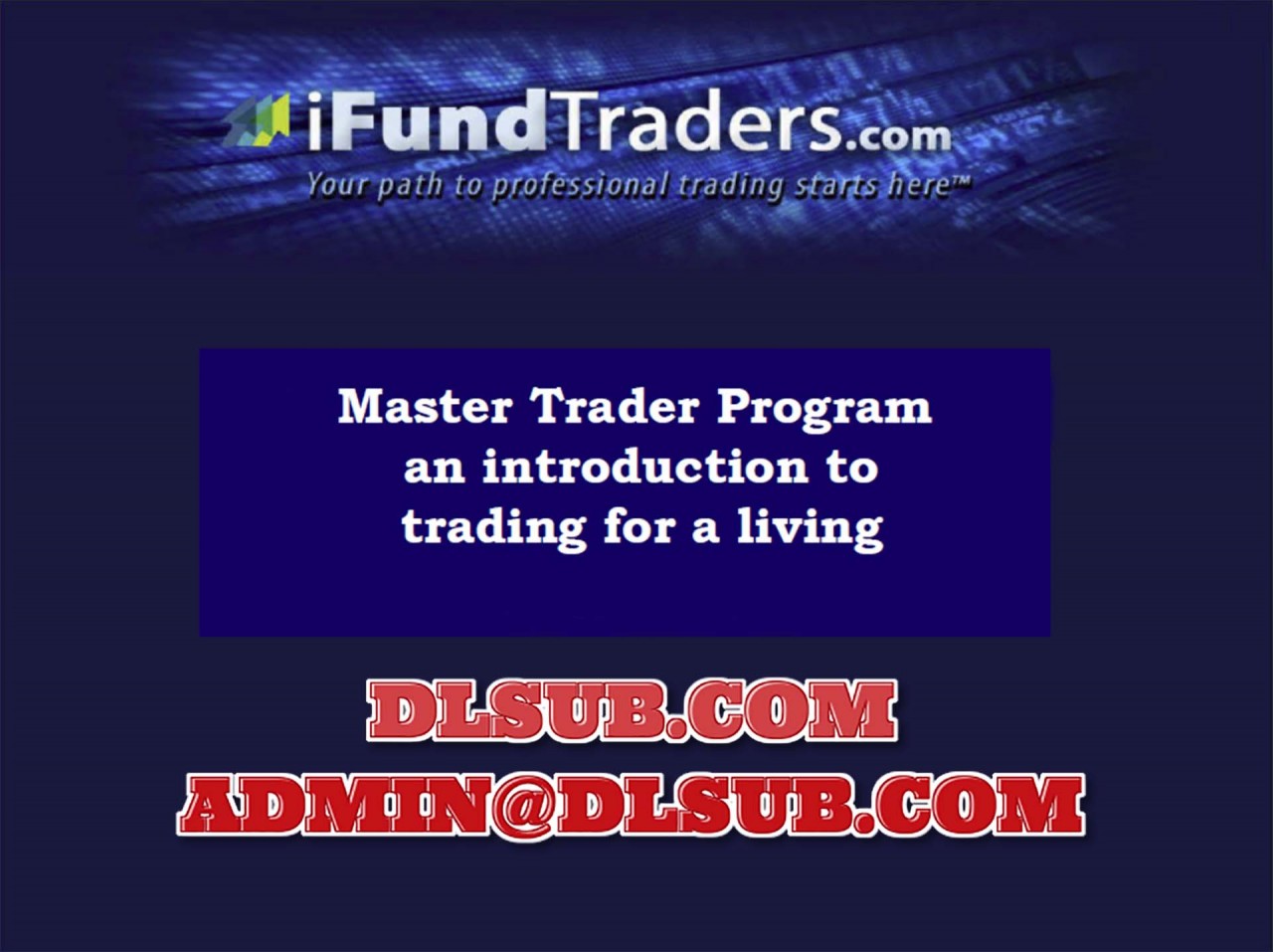 Oliver Velez iFundTraders Master Trader Program Book trading course