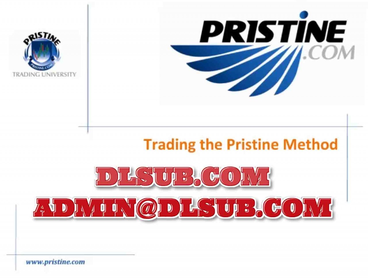 Pristine - Trading the Pristine Method Trading Course