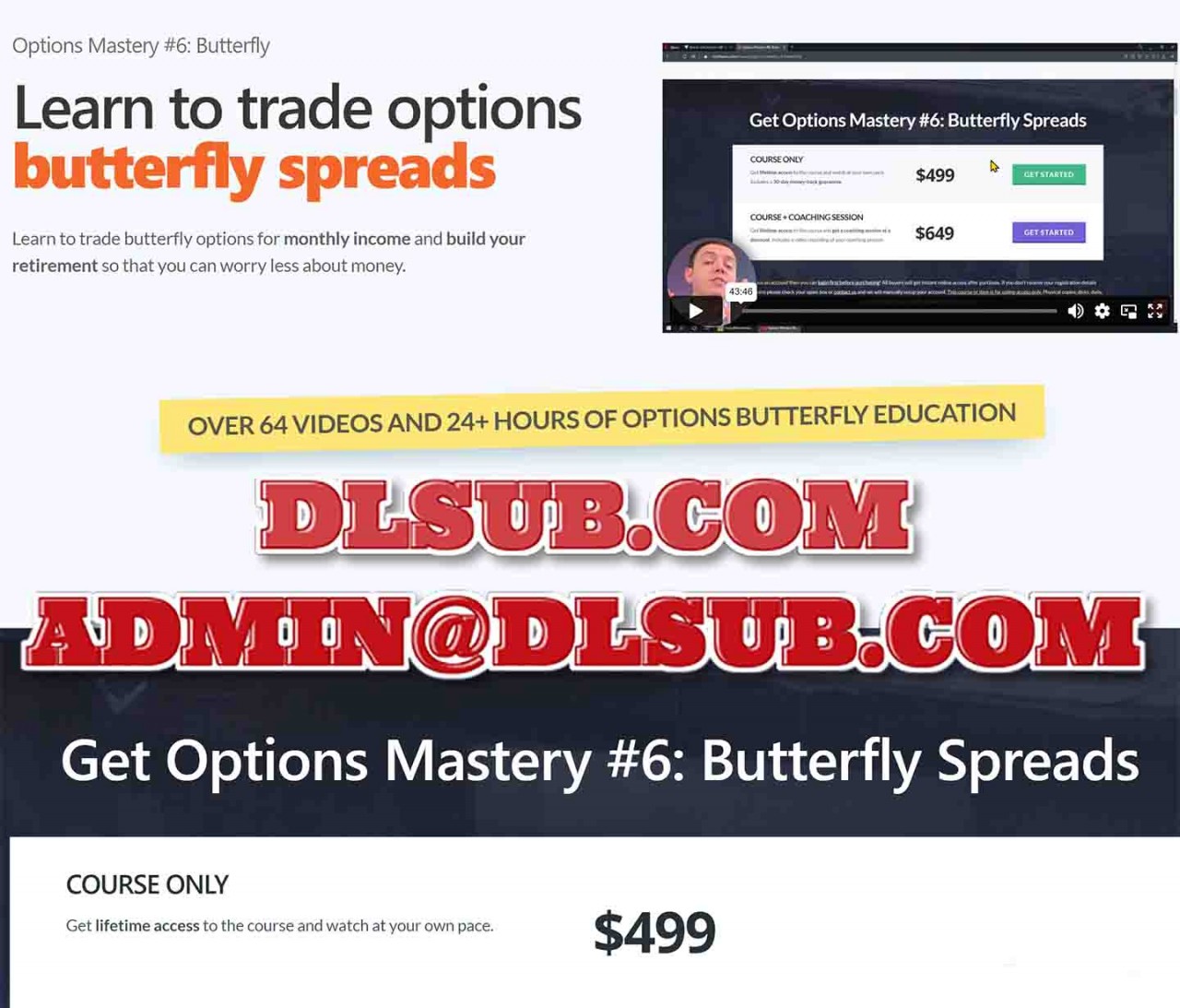 Sasha Evdakov - Options Mastery #6 - Butterfly Spreads trading course