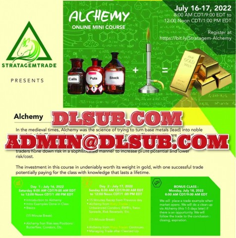 StratagemTrade Alchemy Online Mini Course