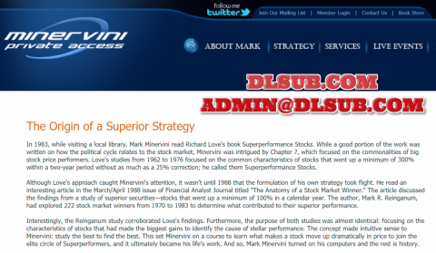 Mark Minervini Private Access MPA