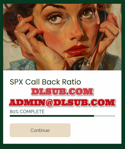 Dan Sheridan - SPX Call Back Ratio