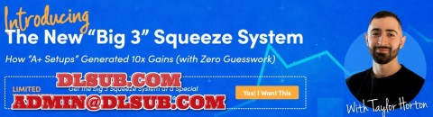 SimplerTrading - Taylor Horton - The New Big 3 Squeeze System Strategy 2023 with Indicators $897